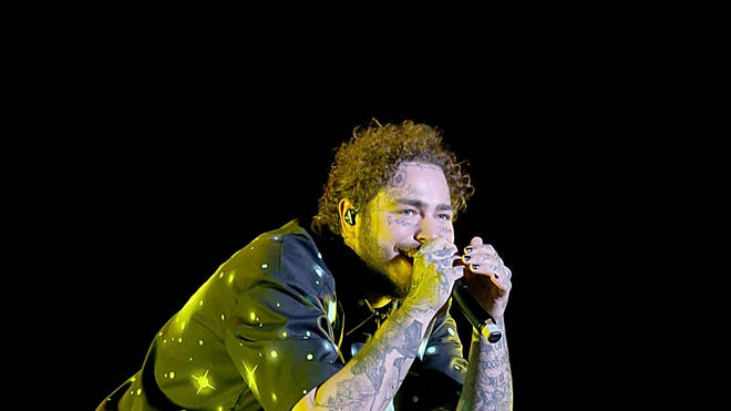 Post Malone performs in concert during the inaugural Astroworld Festival at NRG Park on November 17, 2018 in Houston, Texas