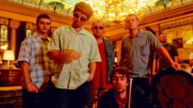 Oasis in 1997, the year that the world encountered Be Here Now for the first time