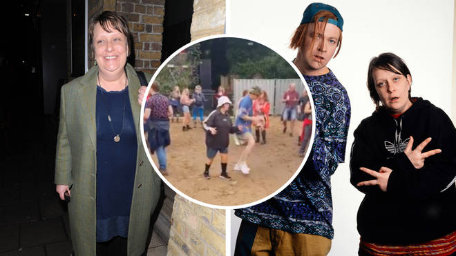 Kathy Burke praises Kevin and Perry lookalikes at Hardwick Live