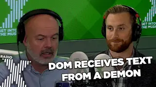 Dom receives a text from a demon