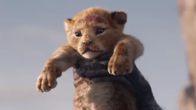 A screen shot from the trailer of The Lion King 2019 remake