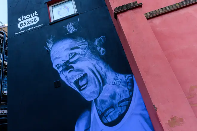 Mural Unveiled Of The Prodigy's Keith Flint For World Suicide Prevention Day 2021