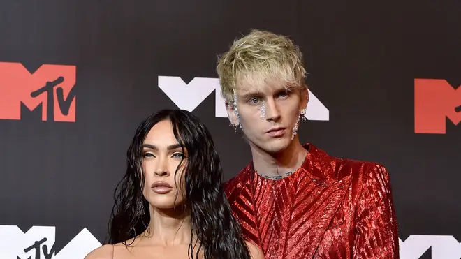 Megan Fox and Machine Gun Kelly at the 2021 MTV Video Music Awards - Arrivals