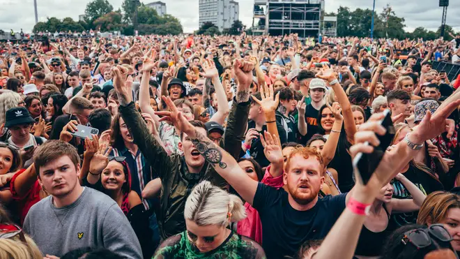 The crowd at TRNSMT Festival's mainstage.