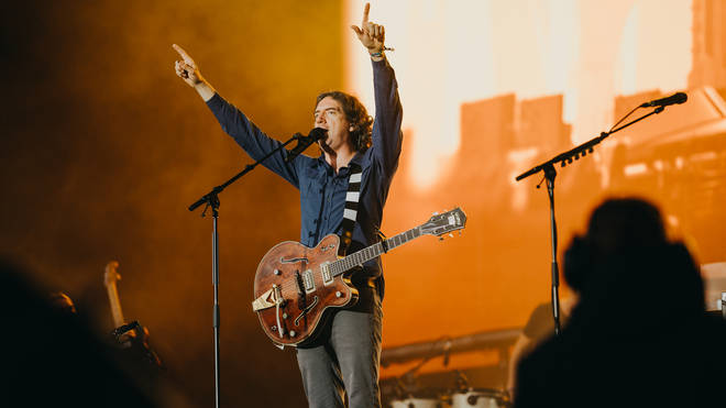 Snow Patrol frontman Gary Lightbody amping up the crowd during their TRNSMT performance on 12th September.
