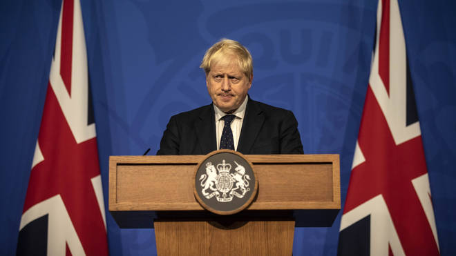 British PM Holds Press Briefing On Covid-19 Winter Plan