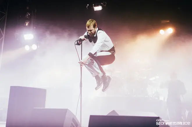 Kaiser Chief's Ricky Wilson was ready for lift-off.