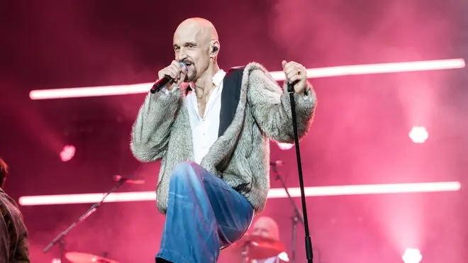 James perform on stage at during Isle Of Wight Festival 2021