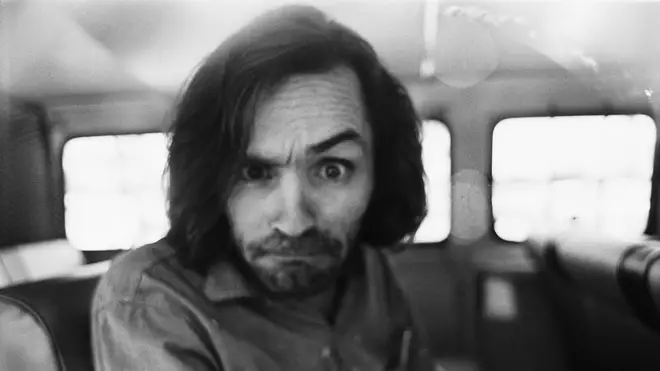 Cult leader Chalres Manson arrives at court on a murder charge in June 1970. The year before, he'd been laying down tracks at Sound City Studios.