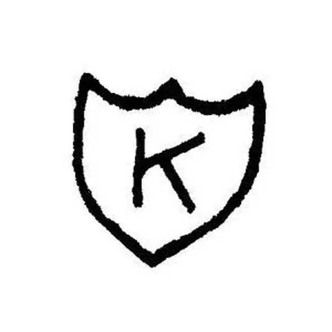 The K Records logo, which Kurt Cobain had tattooed on his forearm