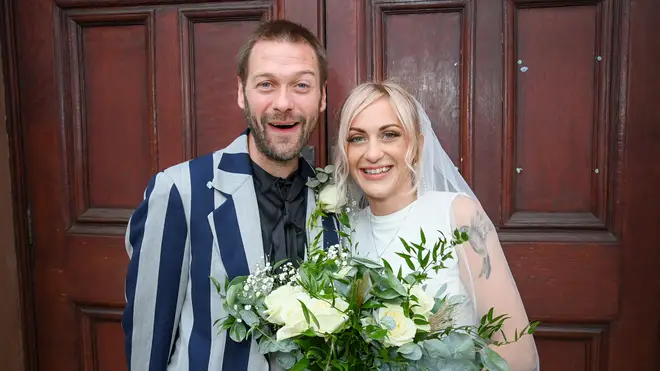 Tom Meighan And Vikki Ager Marry At Market Harbourgh Registry Office, Leicester