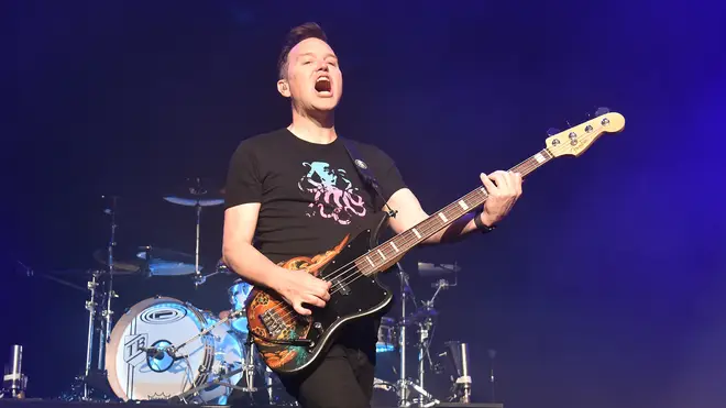Blink 182 bassist Mark Hoppus has been declared "cancer free". (Photo by C Flanigan/Getty Images)