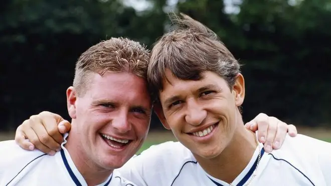 Lineker played alongside Gazza for England and Tottenham Hotspur.