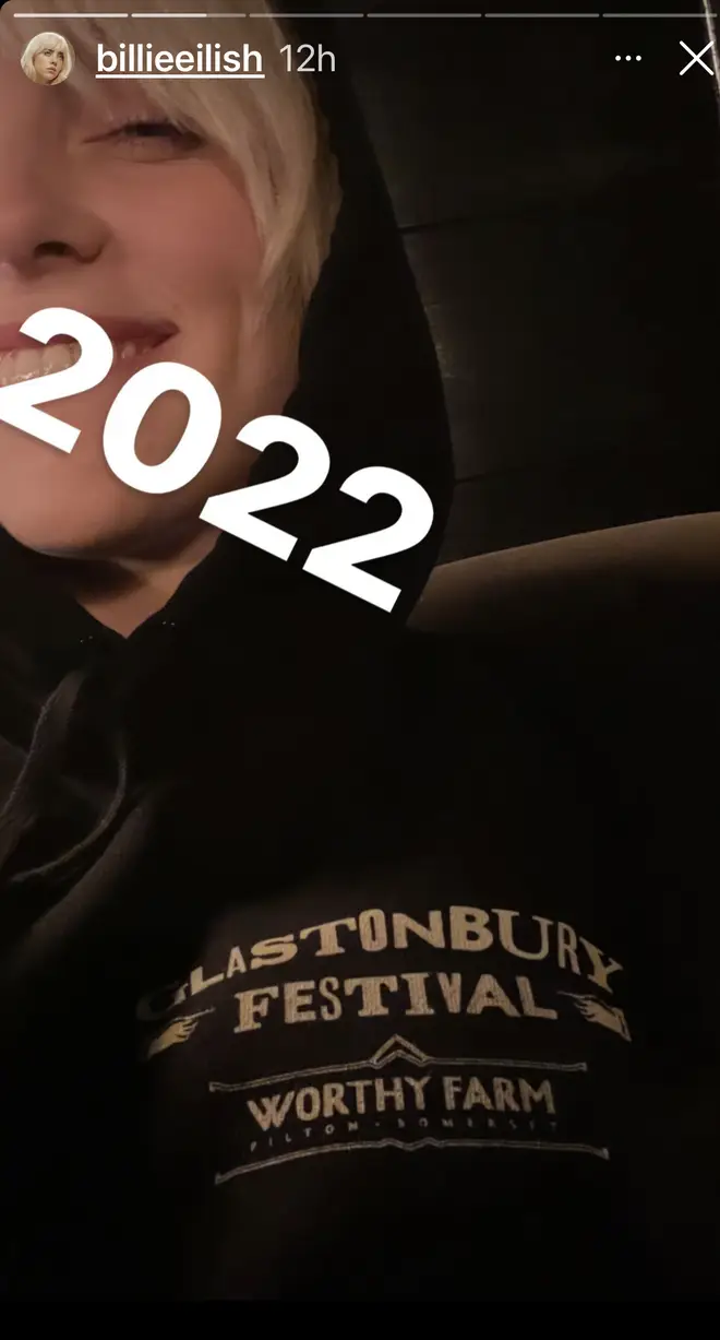 Billie Eilish teases Glastonbury appearance