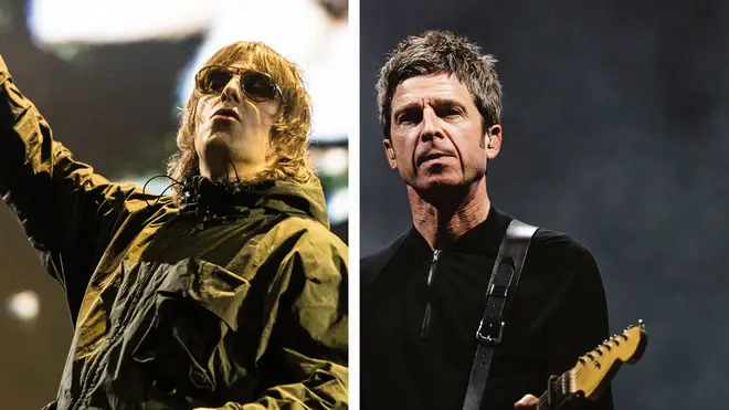 Liam Gallagher and Noel Gallagher