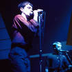 Joy Division's Ian Curtis and Peter Hook in 1979