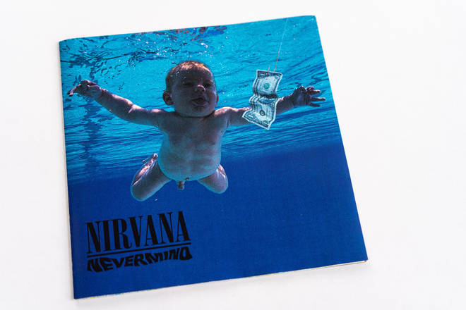 The contentious sleeve artwork for Nirvana's Nevermind album