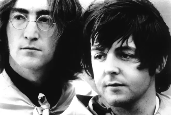 John Lennon and Paul McCartney in July 1968
