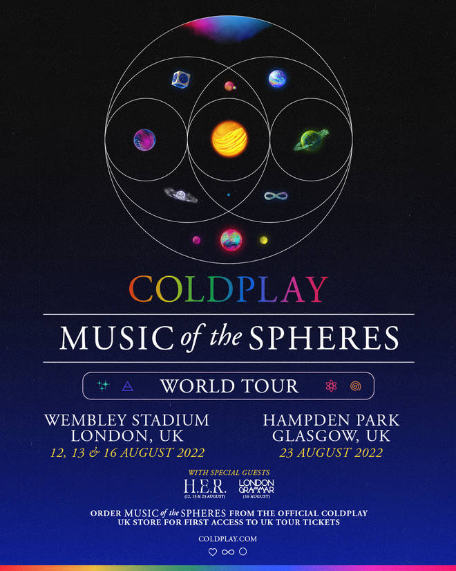 tour music of the spheres