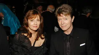 Susan Sarandon and Davdi Bowie in 2006