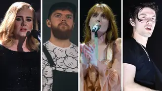 Adele, Jack Garratt, Florence Welch and James Bay