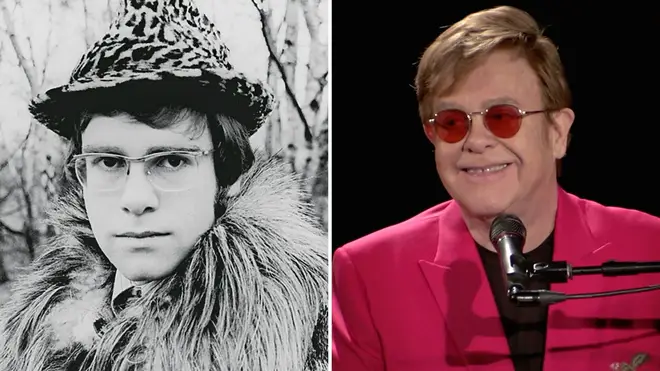 Elton John then and now: in January 1968 and May 2021