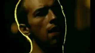 Chris Martin in Coldplay's UK version of their Trouble video