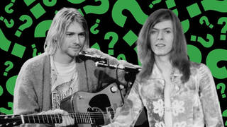 Kurt Cobain and David Bowie