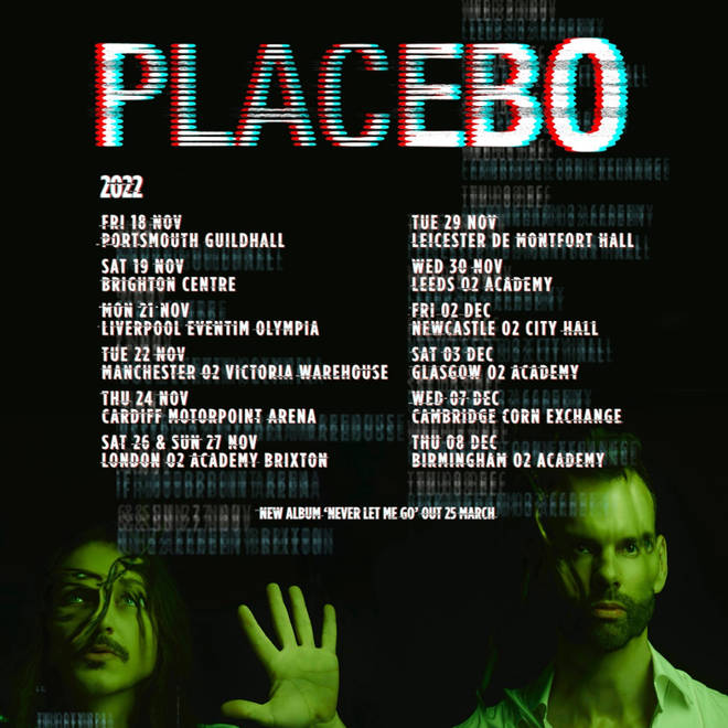 Placebo 2022 UK tour dates