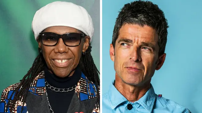 Nile Rodgers and Noel Gallagher