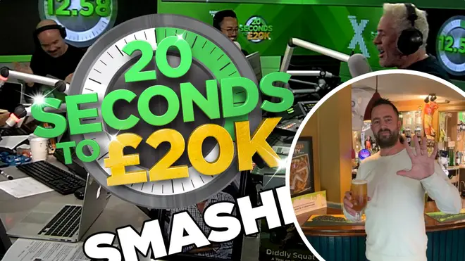 Our 20 seconds to £20k winner went straight to the pub
