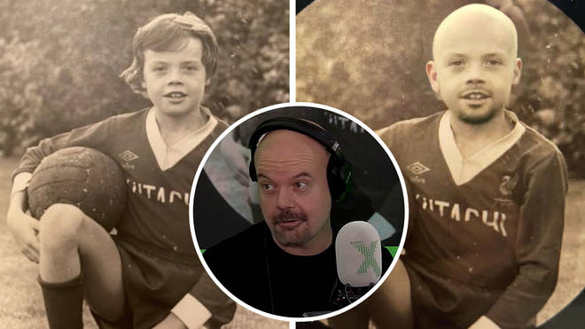 Dom's childhood photo gets a new update on The Chris Moyles Show