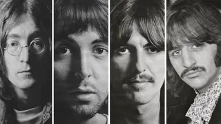 The Beatles in 1968: John Lennon, Paul McCartney George Harrison, Ringo Starr