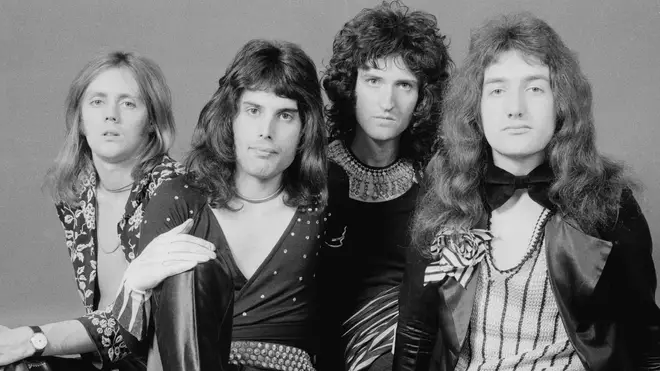 Queen in 1973: Roger Taylor, Freddie Mercury, Brian May and John Deacon
