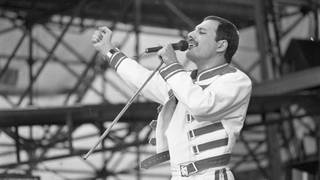 Queen's Freddie Mercury at Slane Castle 1986