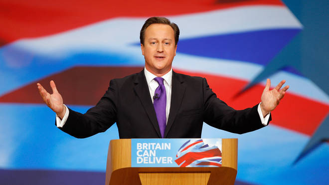 Prime Minister David Cameron in October 2012