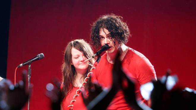 Jack and Meg White performing at The Filmore East at Irving Plaza on June 19, 2007