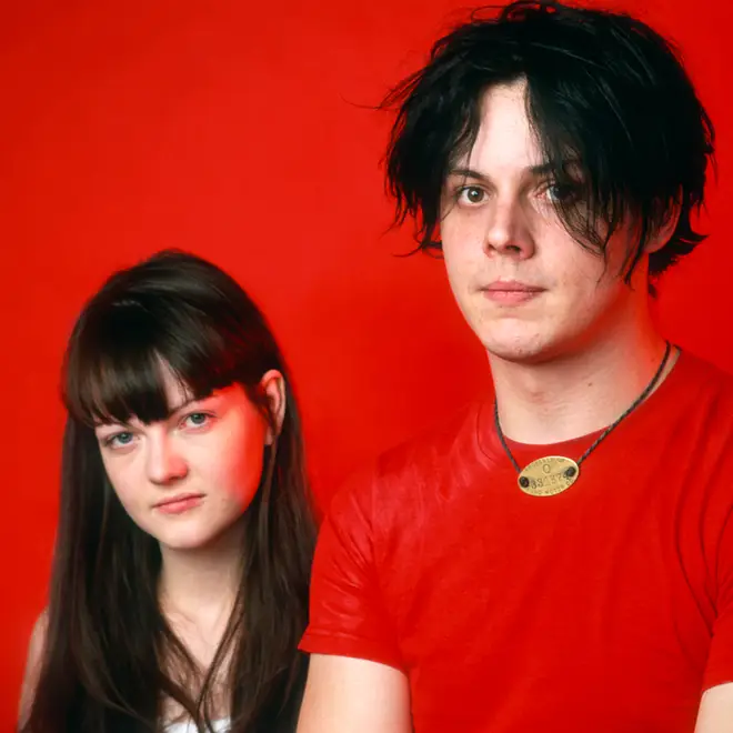 The White Stripes pictured in December 2001