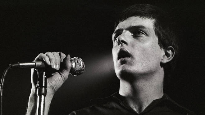 Ian Curtis performing with Joy Division in January 1980
