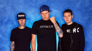 Blink-182 in 2001: Travis Barker, Tom DeLonge and Mark Hoppus