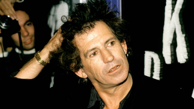 Keith Richards pictured in 1992