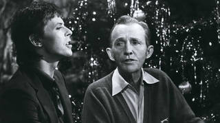 David Bowie and Bing Crosby in the 1977 TV special Bing Crosby's Merrie Olde Christmas