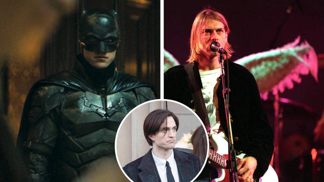 Robert Pattinson as The Batman and Nirvana frontman Kurt Cobain