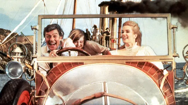 Dick Van Dyke and Sally Ann Howes in Chitty Chitty Bang Bang (1968)