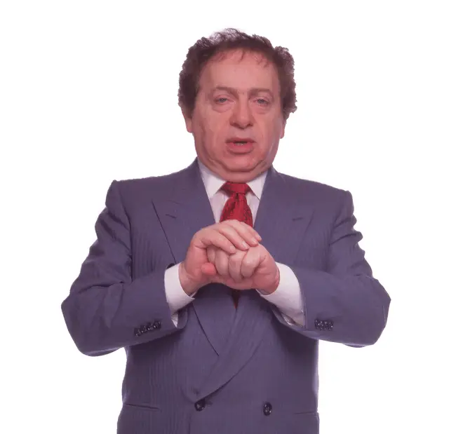 Jackie Mason in March 1992