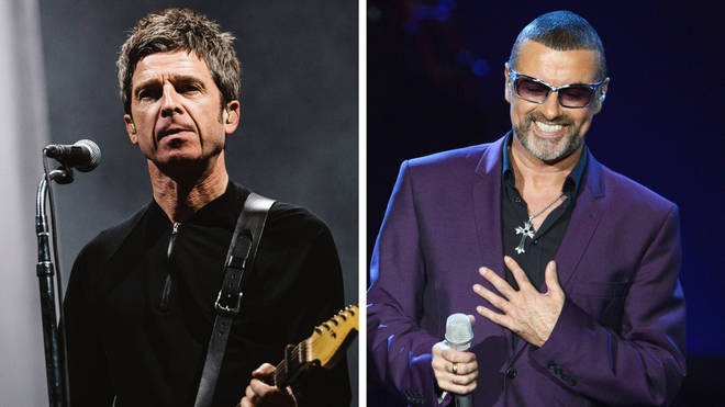 Noel Gallagher and George Michael