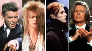 David Bowie in the movies: as Venice Partners in Absolute Beginners, as Jared in Labyrinth, as Thomas Jerome Newton in The Man Who Fell To Earth and as himself in Zoolander.