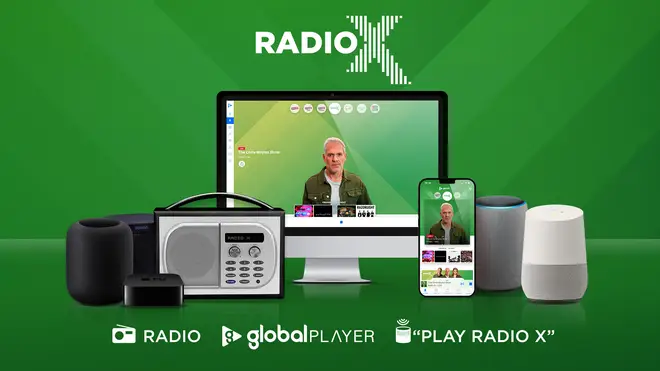 You can listen to Radio X across multiple platforms