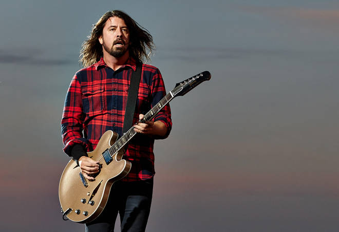 Dave Grohl onstage at Rock am Ring festival in Germany, 2015