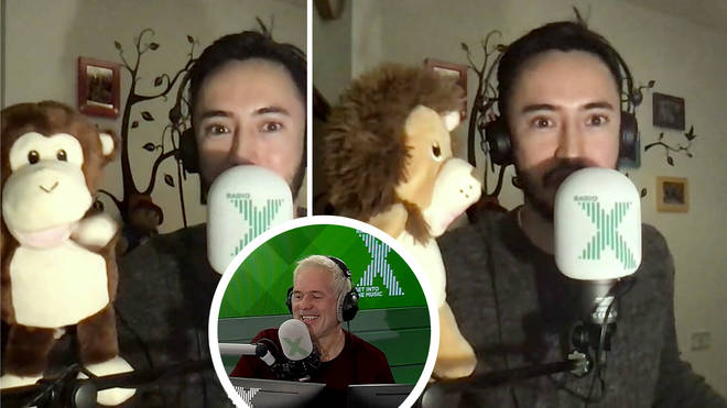 Chris Moyles and the team leave Matt hanging live on-air